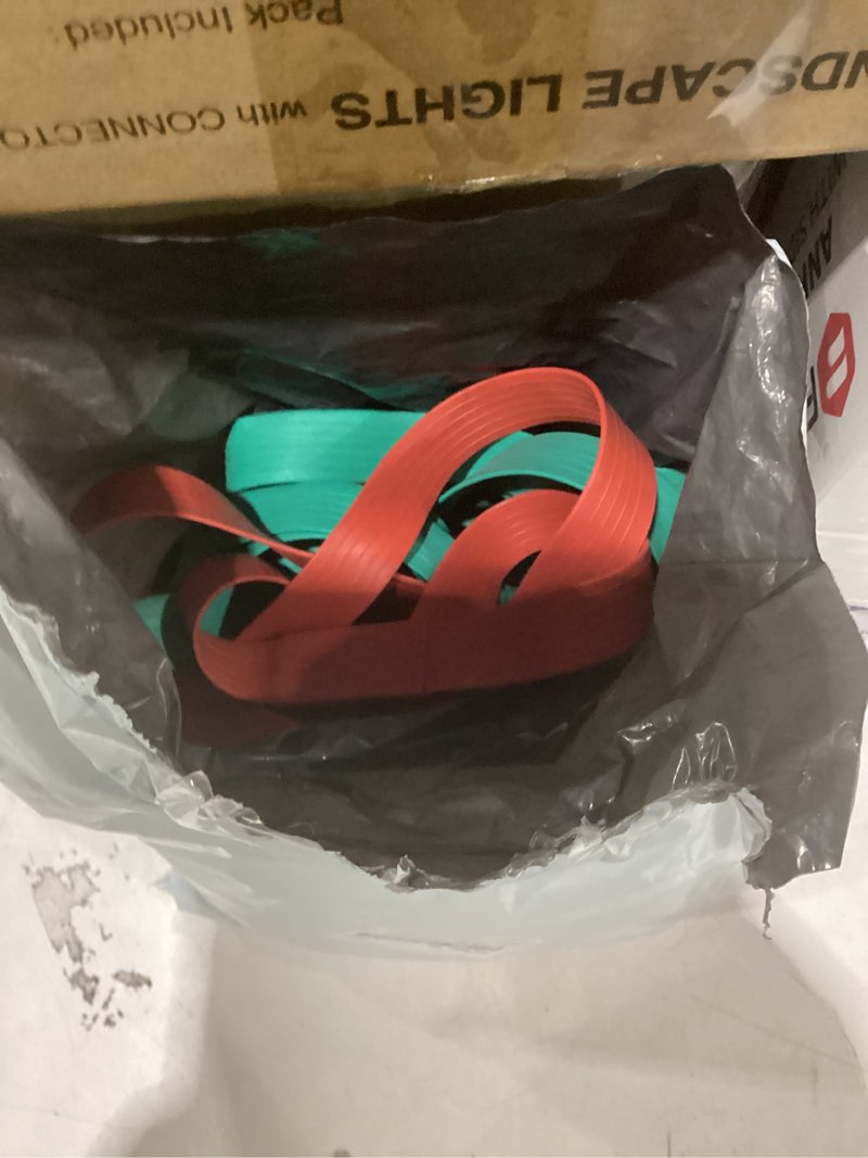 Condition photo showing As Is for 12 pack variety extra large moving rubber bands for furniture and moving blankets - extra strength rubber mover bands - 42", 36" and 30" length - moving supplies by kitchentoolz 12-pack variety