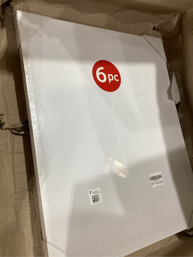Condition photo showing Good Condition for phoenix large painting canvas panels - 16x20 inch, 6 value pack - 8 oz triple primed 100% cotton acid free canvases for painting, white blank flat canvas boards for acrylic, oil paints white 16"x20"