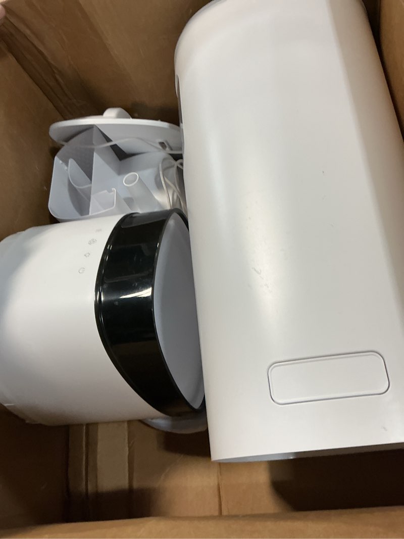 Condition photo showing As Is for DREO 16L Smart Humidifier Large Room 1000 ft², 130H Cool Mist Air Humidifiers for Bedroom Plants Baby, Top Fill, Remote/Touch/Voice & APP Control, Clean Tank Technology, 30dB, RGB Light, HM755S White