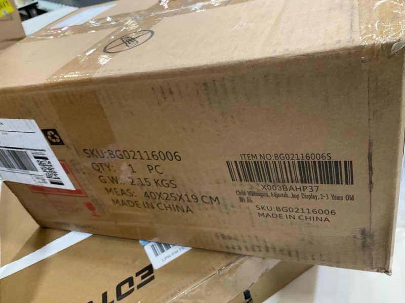 Condition photo showing New/Like New for Child Mannequin, Adjustable Kids Toddler for Apparel Scarf Window Shop Display, 2-3 Years Old