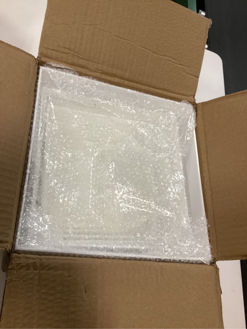 Condition photo showing New/Like New for 8 Pcs Buffet Risers and Stands, Food Risers for Display Party, White Acrylic Dessert Table Display Set with Hollow Bottom for Sweets(10" 9" 8" 7" 6" 5" 4" 3")