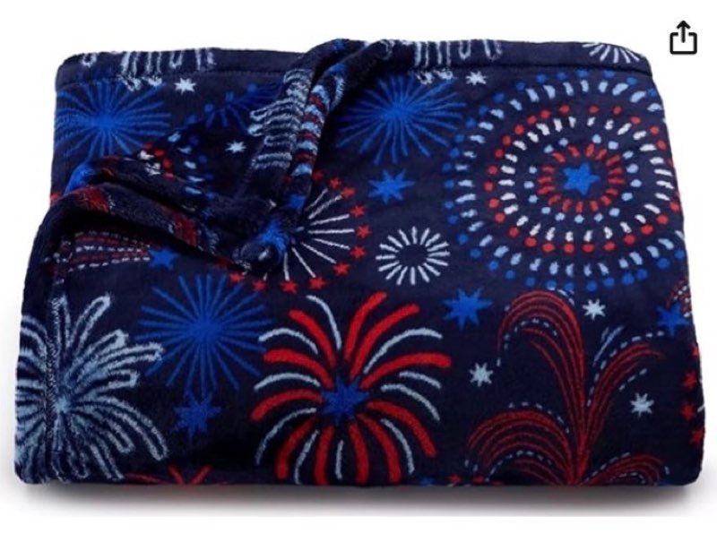   The Big One Throw Blanket Plush Super Soft Warm Cozy Oversized 60 x 72 inches ( 2 pcs