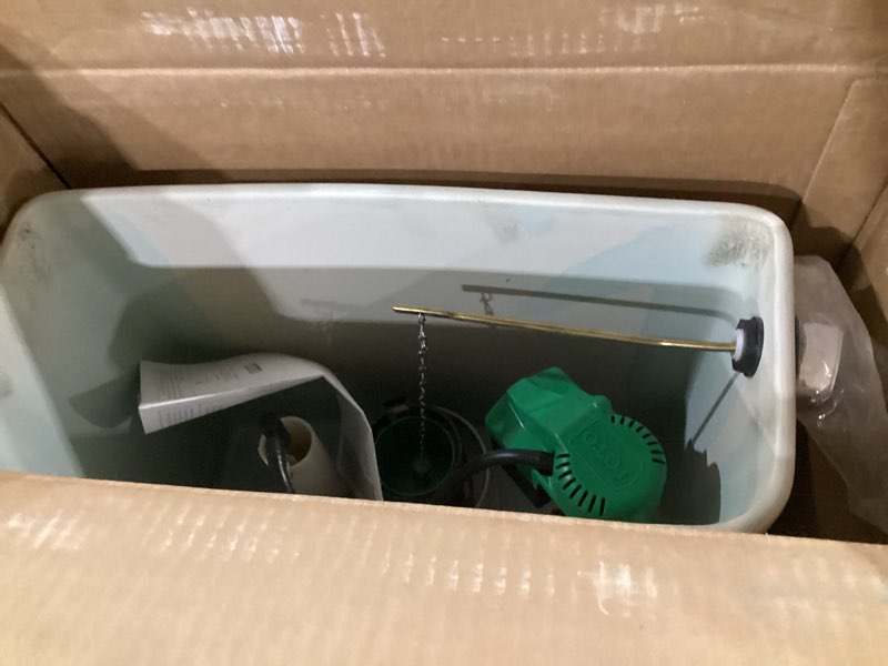 Condition photo showing Good Condition for toto drake 1.28 gpf toilet tank with washlet+ auto flush compatibility, cotton white - st776ea#01