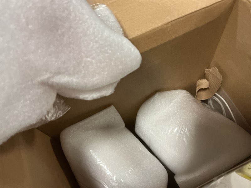 Condition photo showing New/Like New for Suclain 3 Set 22 oz Clear Glass Jars Heart Valentines Glass Container with Heart Shaped Lids Set Valentines Day Gift Food Storage Cookie Candy Jars for Party Kitchen and Dining Room (Red,Sweet Style) Red Sweet Style