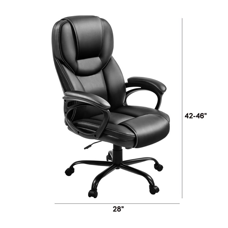 Item similar ))))Luxury Executive Office Chair Leather Boss Business Chair Adjustable Height Swivel Computer Gaming Chair for Live Streaming(Black) (Black One Size)