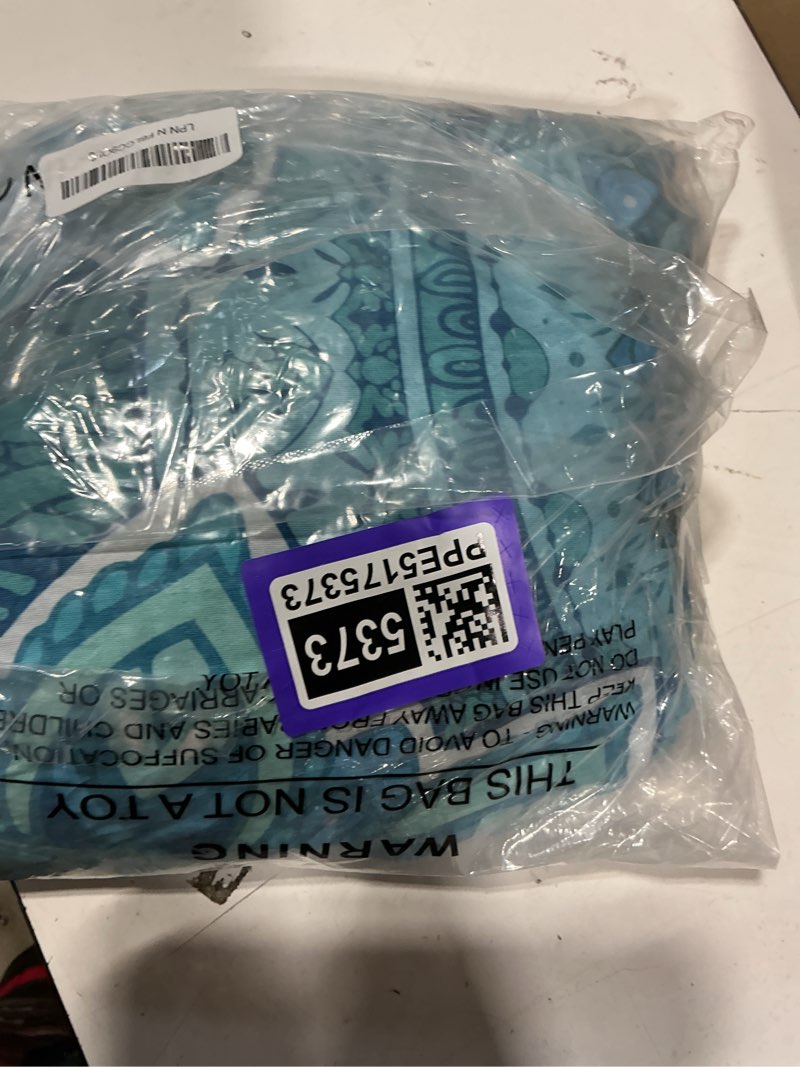 Condition photo showing Good Condition for pickynproud 8pcs patio cushion covers stretch outdoor couch cushions slipcovers replacement washable furniture protector with elastic bottom sofa chair seat cover, teal teal 8pcs