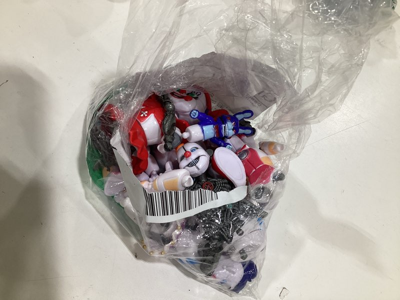 Condition photo showing As Is for Toysvill Inspired by FNAF Sister Location Collection | Action Figures Toys (Set of 5 pcs), More Than 5 inches [Funtime Freddy Bear, Circus, Ennard, Ballora, Funtime Foxy], Fun Action Simulator