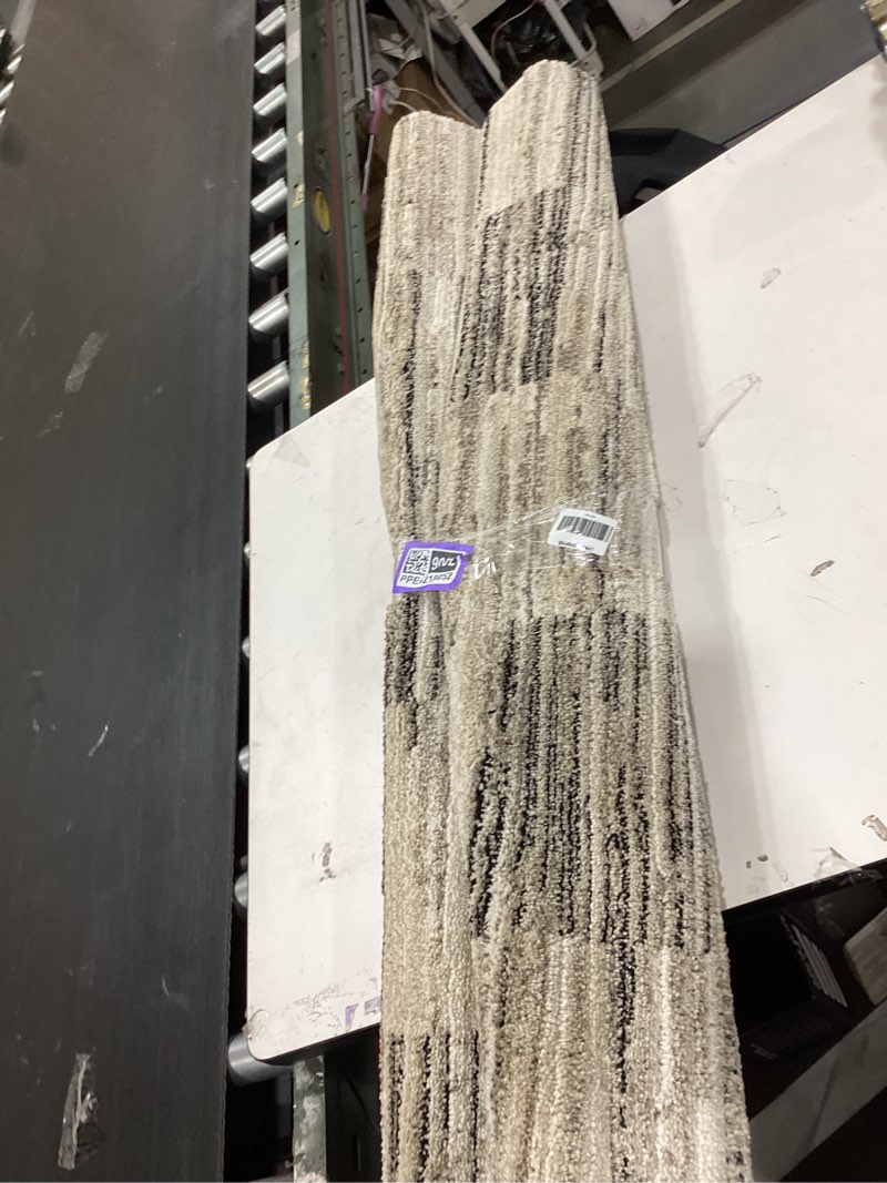 Condition photo showing New/Like New for Loloi Darby Collection DAR-02 Oatmeal/Charcoal 4'-0" x 6'-0" Accent Rug Oatmeal / Charcoal 4' x 6' (Rectangular)