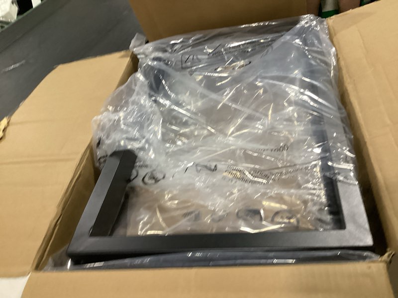 Condition photo showing Good Condition for heavy duty metal table legs 28x18 inch, modern industrial steel square frame for diy dining table, kitchen table base, desk, console, supports 1000lbs(true 14-gauge steel), set of 2 (black) 28" h x 18" w