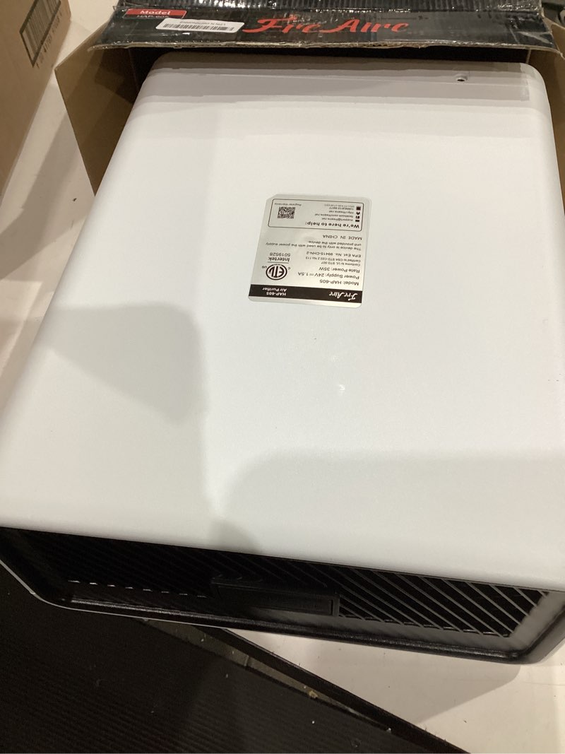 Condition photo showing Good Condition for freaire air purifiers for home large room up to 2600 ft², hepa air purifier with washable filter & air quality display, powerful turbo mode air cleaner for pet hair odors smoke dust, hap605 white