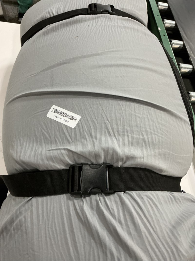 Condition photo showing As Is for CYMULA Camping Cot Mattress 2in Memory Foam Sleeping Pad,Soft Warm Non-Slip Camping Mattress Topper with Retaining for Adults,Portable Roll up Pad for Travel(75 x30)?only Mattress? COT Grey