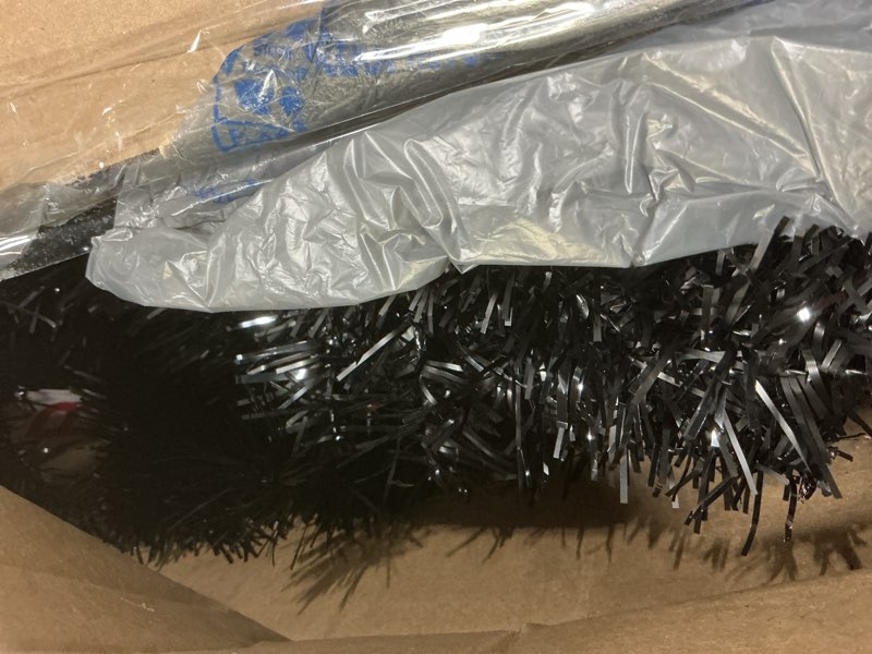 Condition photo showing Good Condition for KTKDE 4ft Black Christmas Tree Artificial Christmas Tree Halloween Tree Decorations, Full Tree with 450 Branch Tips, Metal Stand, Easy Assembly Festival Celebration Xmas Tree for Home Black 4ft