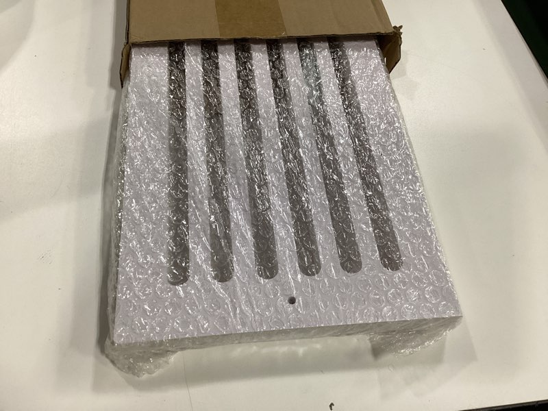 Condition photo showing New/Like New for Leinuosen 1 Pcs 26 x 8 Inch Return Air Vent Cover Cold Air HVAC Wall Grille PVC for Sidewall and Ceiling Home Bathroom Kitchen Improvement 1 26 x 8 Inch