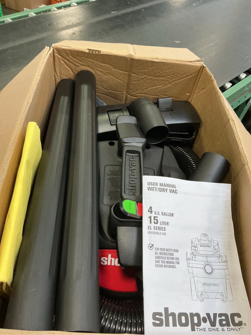 Condition photo showing Good Condition for 026282543707 Shop VAC 5914411 4 Gallon, 5.5hp Wet/Dry Vacuum