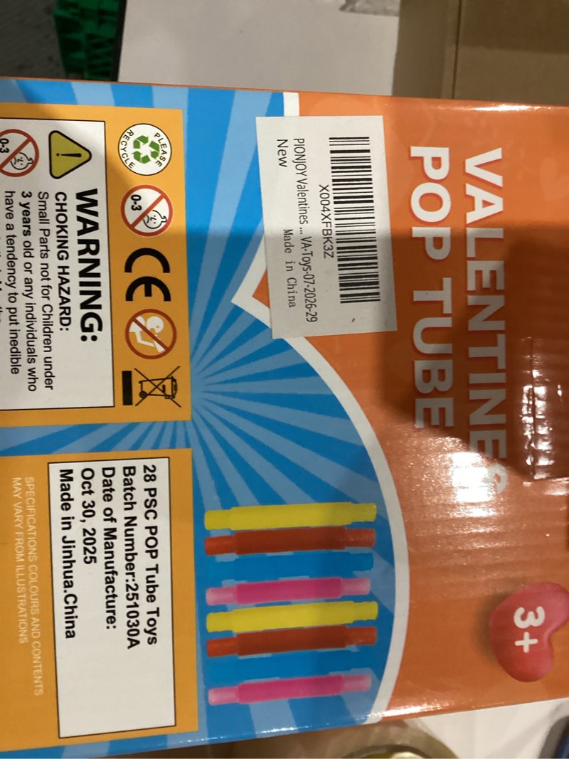 Condition photo showing New/Like New for Easter Pop Tube Set Stretchy Tube Stress Relief School Classroom Prizes Easter Day Exchange Gifts for Kids Boy Girl Easter Party Favors Style 3