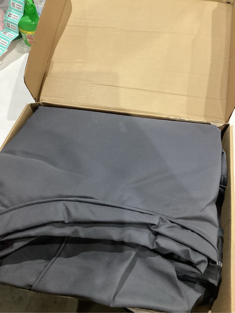 Condition photo showing Good Condition for Outdoor Daybed Cushion Cover, 66" Replacement Round Bed Cushion Covers,Outdoor Waterproof and Fade-Resistant Sun Bed Out Door Cushion Cover - Patio Round Daybed Cushions Cover, Cover ONLY Dark Grey 66 inches