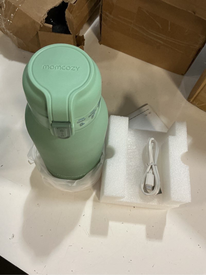 Condition photo showing New/Like New for momcozy portable milk warmer for travel – dual heating modes for breast milk & water, portable bottle warmer with fast heating & long battery life, 17 ounces large capacity to meet your all-day needs