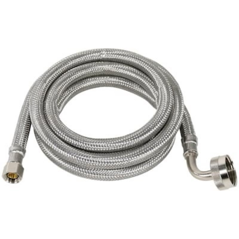 Certified Appliance Accessories 4-ft 3/8 -in FCM Inlet x 3/4 -in FGH Outlet Braided stainless steel