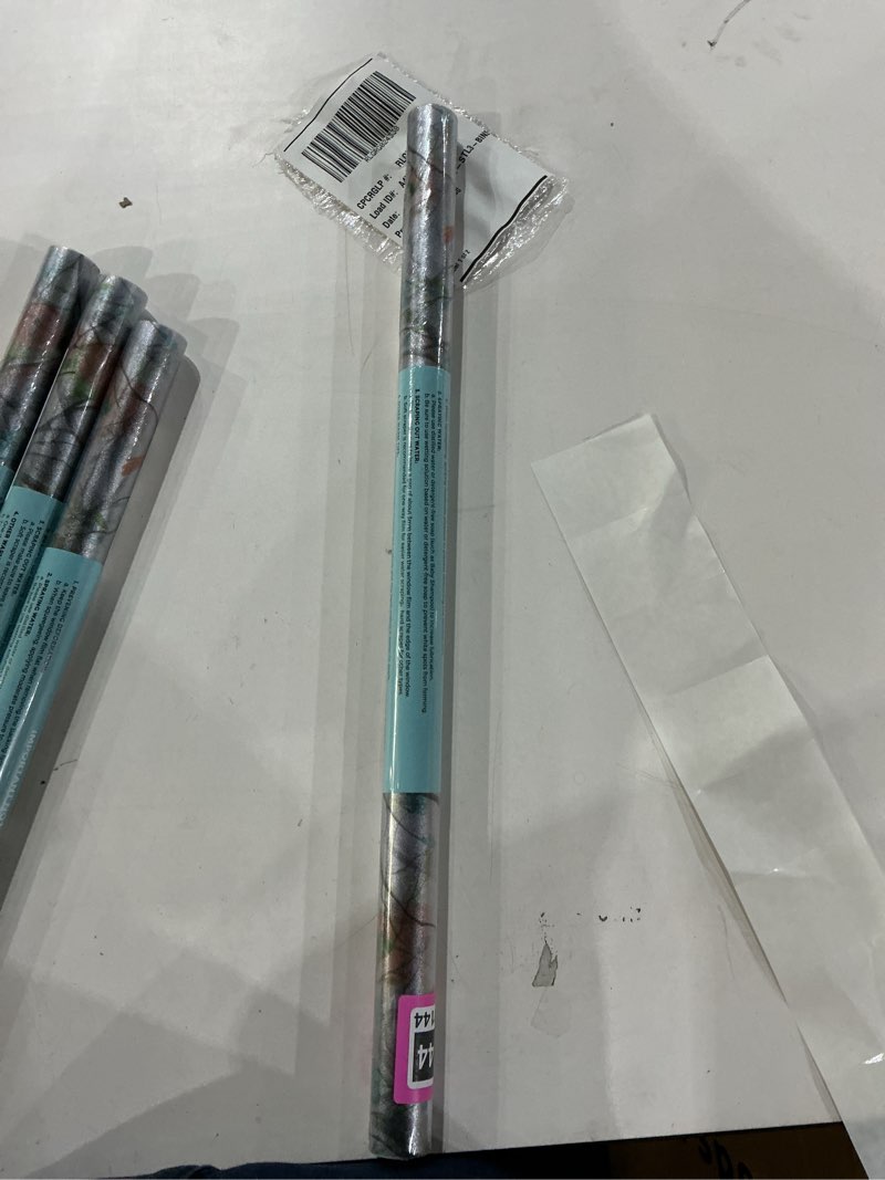 Condition photo showing New/Like New for Coavas Privacy Window Film Non-Adhesive Translucent Bird Window Film Decorative Glass Film Static Cling Film Bird Window Stickers for Home Office 23.6 x 78.7 Inch, Translucent Translucent 23.6 x 78.7 Inch