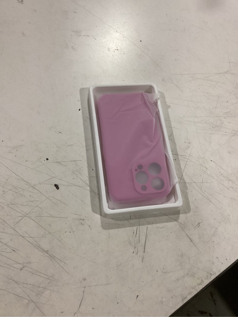 Condition photo showing Good Condition for magnetic for iphone 15 pro case, compatible with magsafe, [full camera protection][screen protector] silicone shockproof protective phone case for iphone 15 pro 6.1", blackcurrant blackcurrant iphone 15 pro