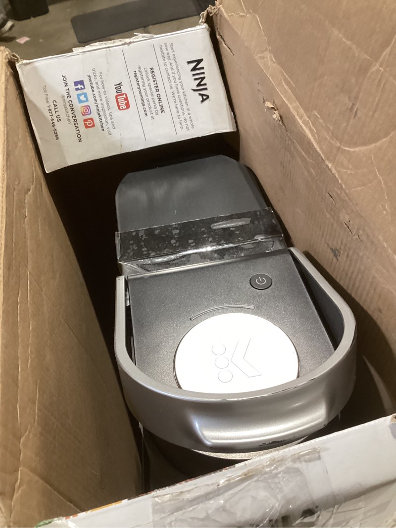 Condition photo showing As Is for Ninja | Coffee Maker | Single Serve |Brew with Coffee Pods & Grounds| Compatible with K-Cup Coffee Pods | 4 Brew Styles, up to 24oz Cup Sizes & 56oz Removable Reservoir | Black | PB051 Standard Black