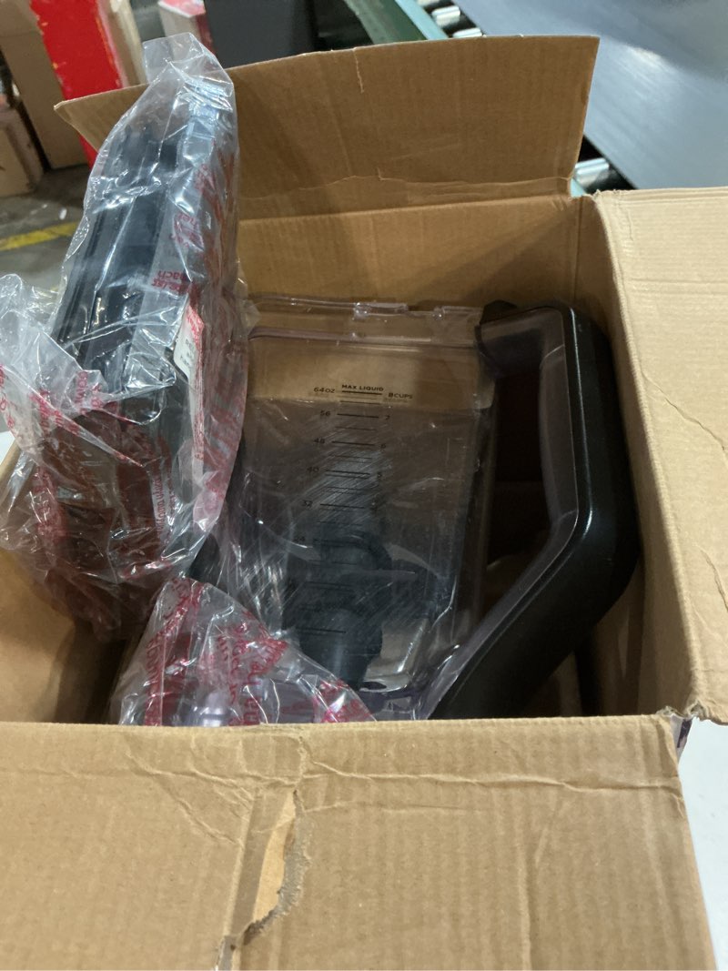 Condition photo showing As Is for ninja bl610 professional 72 oz countertop 1000-watt base and total crushing technology for-smoothies, ice and frozen fruit, black, blender + pitcher