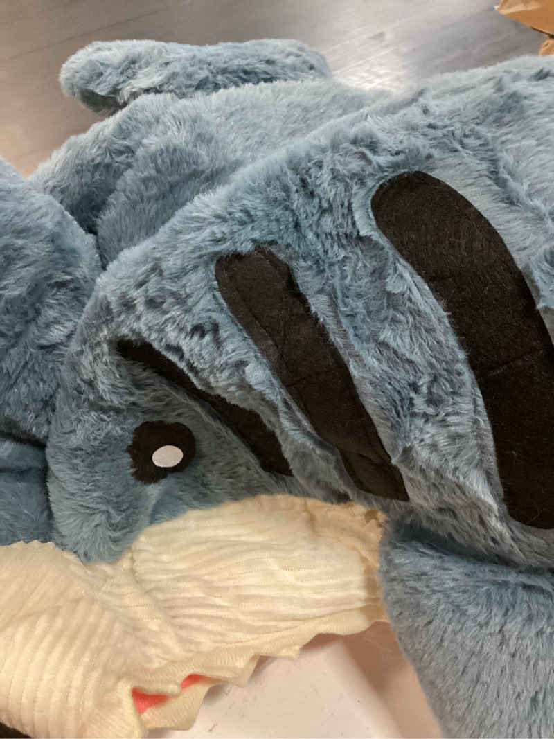 Condition photo showing New/Like New for qwinee cat mat shark-shaped kennel kitten bed hideout house warm soft comfortable semi-closed cat dog nest blue m medium blue