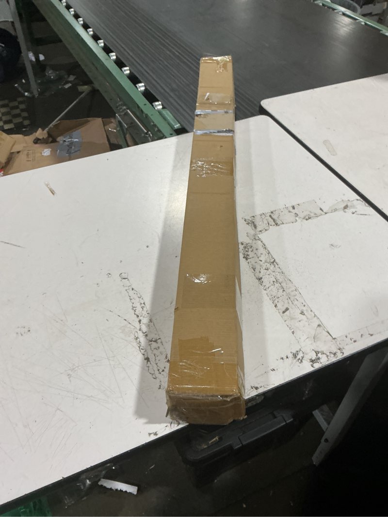 Condition photo showing As Is for black curtain rod