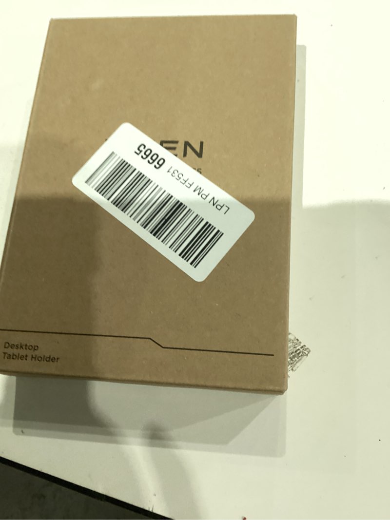 Condition photo showing As Is for LISEN for iPad Stand Tablet Holder for Desk, Cool Home Office Desk Accessories for Men Women Kids Tablet Gifts, Office Home Essentials Gadgets Portable Monitor Stand for iPad a16 Accessories Switch Black