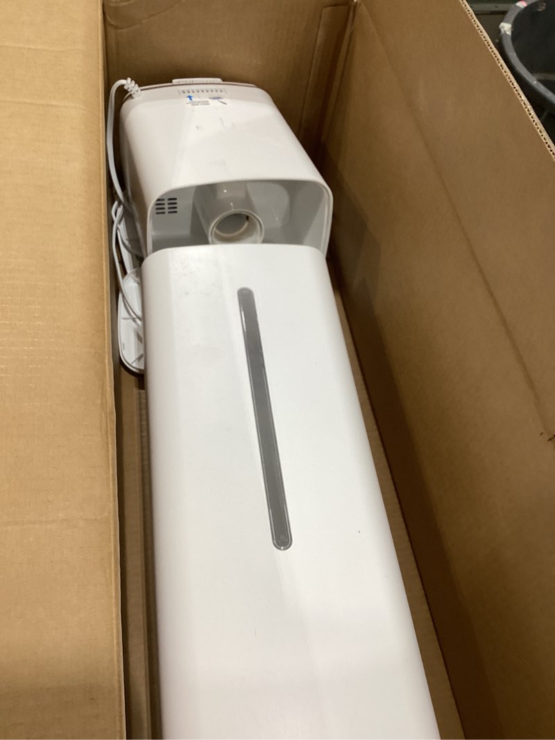 Condition photo showing As Is for DREO HM735S 11L Smart Humidifier Large Room 700 ft², 100H Cool Mist Air Humidifiers for Bedroom, Top-Fill, Clean Tank Technology, 26dB, Auto Mode, Aroma Box, RGB, Remote & APP Control, Baby, White