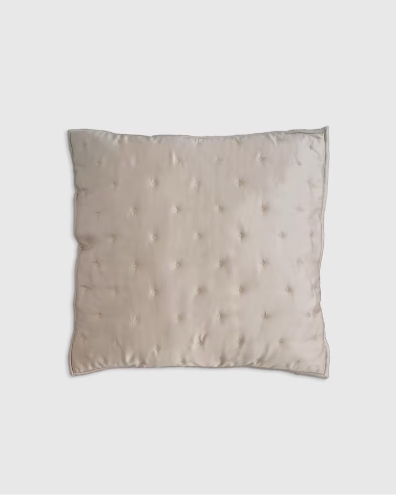 Condition photo showing Good Condition for bamboo dream quilted euro sham color: sand size 26 in x 26 in 