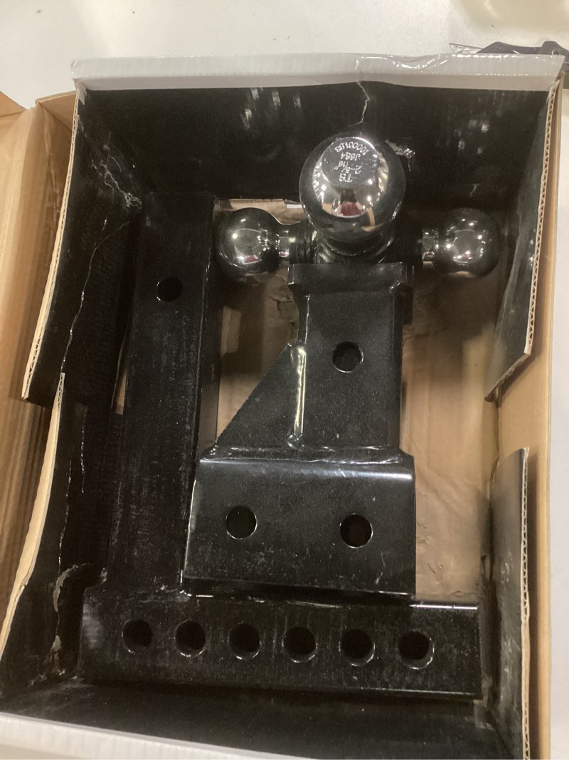 Condition photo showing Good Condition for towsmart adjustable tri-ball mount hitch, 6,000-10,000 lbs capacity, 2'' receiver, 11.5'' height adjustment, corrosion-resistant, fits class iii & iv