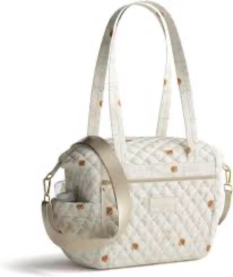 Quilted Diaper Tote with Insulated Bottle Pockets, Functional & Fashionable for Women, Durable with 