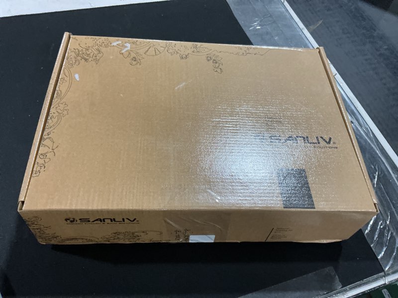 Condition photo showing New/Like New for Brushed Nickel Bathroom Sink Faucet 3 Hole, Sanliv 8 Inch Widespread Waterfall Bathroom Faucet, Two 