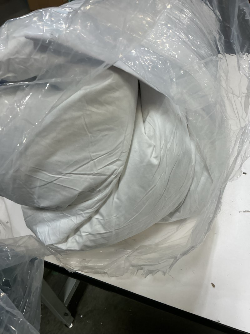 Condition photo showing As Is for MIULEE 26x26 Euro Pillow Inserts,Set of 2 Down Feather Throw Pillows for Couch Sofa Bed, Decorative Fluffy Throw Pillow Inserts Cotton Fabric,White 2 26x26 Inch