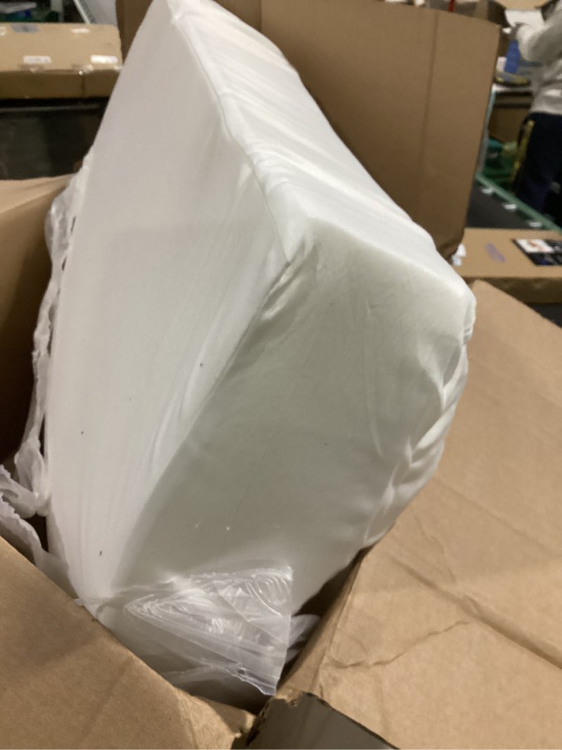 Condition photo showing Good Condition for Replacement Couch Cushion 24"X 27"X 6"-7" Top Layer Shredded Foam and 30d Solid High-Density Sponge Sofa Cushions Replacement Insert Soft Supportive Sofa Seat Cushion