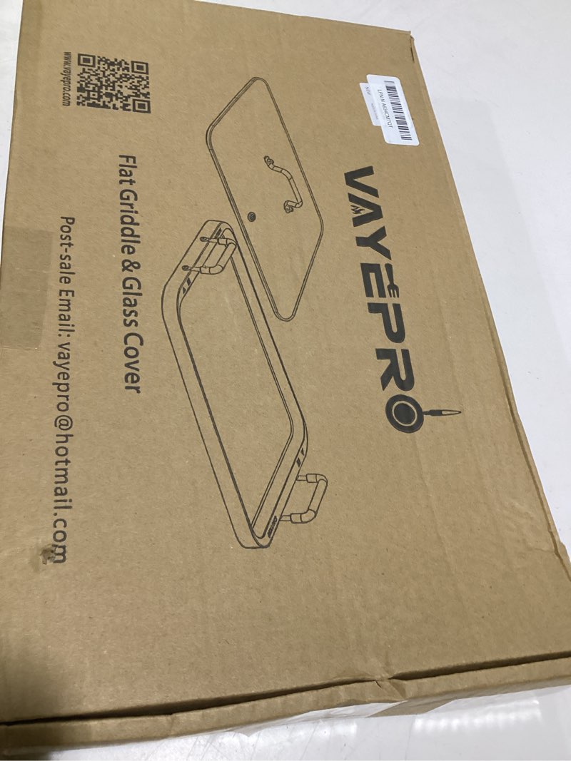 Condition photo showing Good Condition for Vayepro 2-Burner Griddle Pan with Glass Lid - Nonstick Stovetop Griddle for Gas, Glass Stove Top - A