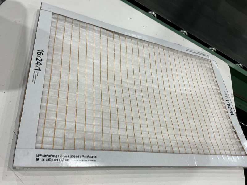 Condition photo showing As Is for filtrete 16x24x1 air filter merv 1 pack ac furnace filters for home hvac, mpr 300 basic dust defense, removes lint & household dust, 3-month pleated electrostatic (actual size 15.81x23.81x0.81 in