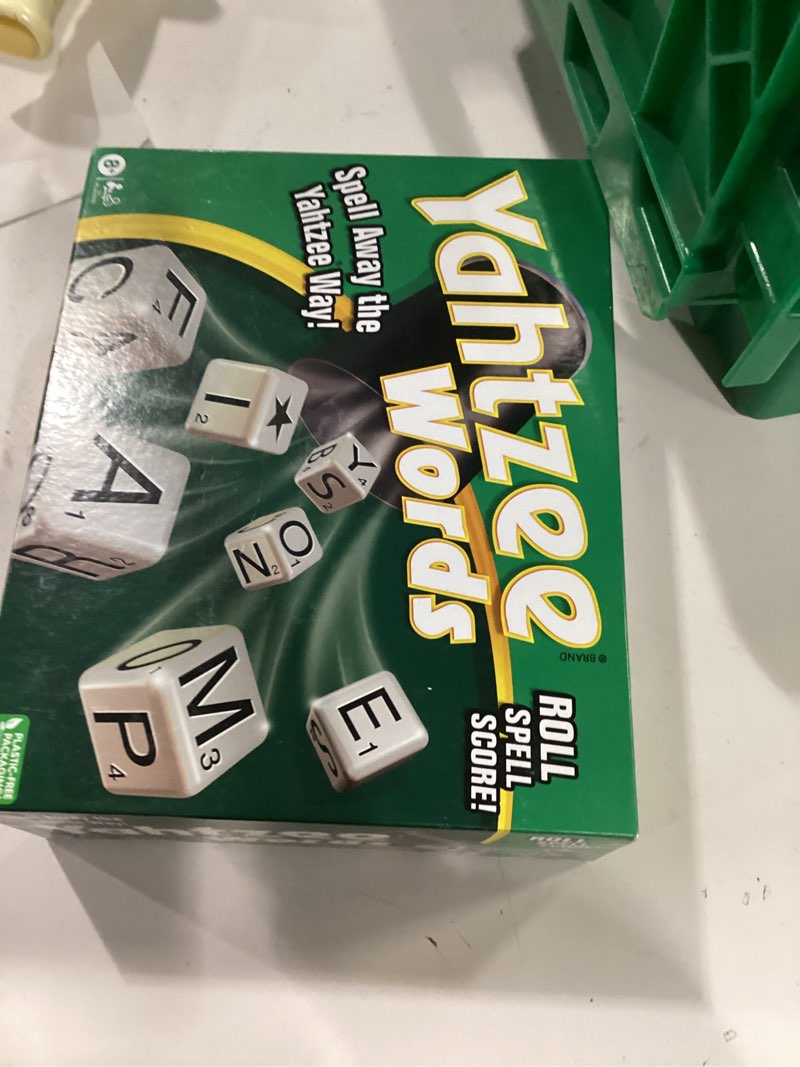 Condition photo showing New/Like New for Winning Moves Yahtzee Words Games USA, Family Word Game Version of Yahtzee for 2 or More Players, Ages 8+