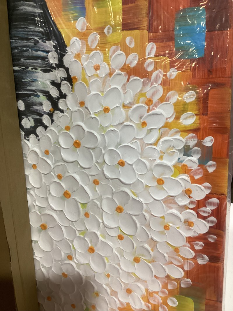 Condition photo showing Good Condition for YaSheng Art- 3D Thick Canvas Wall Art Hand-Painted Minimalism Abstract Artwork Oil Painting Home Decorations Modern bedroom Wall Art Ready to Hang