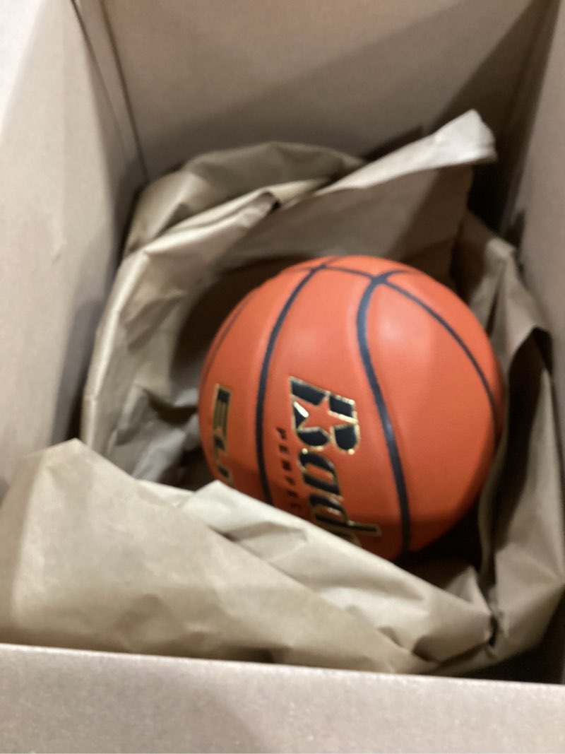 Condition photo showing Good Condition for Baden | Elite | Premium Quality Composite Basketball | Ideal for Indoor Games | Youth, Women & Men's Sizes Orange Size 6 (28.5")