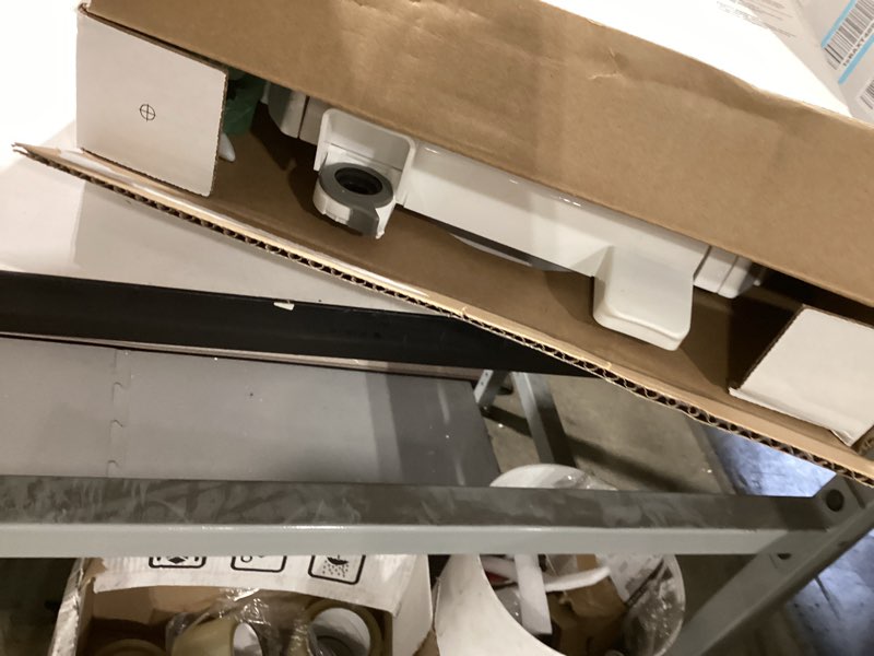 Condition photo showing As Is for kohler 4636-rl-0 cachet readylatch elongated slow close toilet seat, soft close toilet seat quiet lid, contoured grip-tight bumpers installation hardware, apartment essentials, white white elongated ready latch