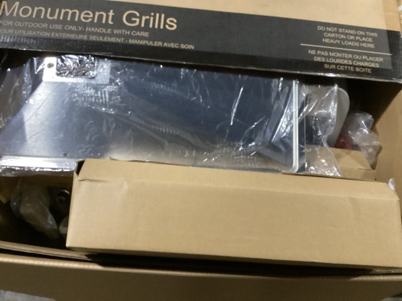 Condition photo showing Good Condition for Mesa 4-Burner Propane Gas Grill in Stainless Steel with Broil Zone, Clear View Lid, Side Burner and LED Controls