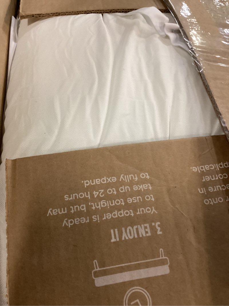 Condition photo showing Good Condition for tempur-pedic tempur-adapt + cooling 3-inch twin mattress topper medium luxury premium foam, washable cover, medium cooling topper,white twin 3" + cooling