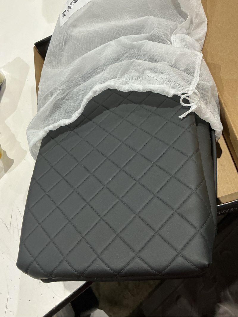 Condition photo showing Good Condition for armrest cover for toyota tacoma center console pad with organizer storage pockets, black faux leather arm rest lid protector cushion interior accessories (2024-2026) 2024-2025