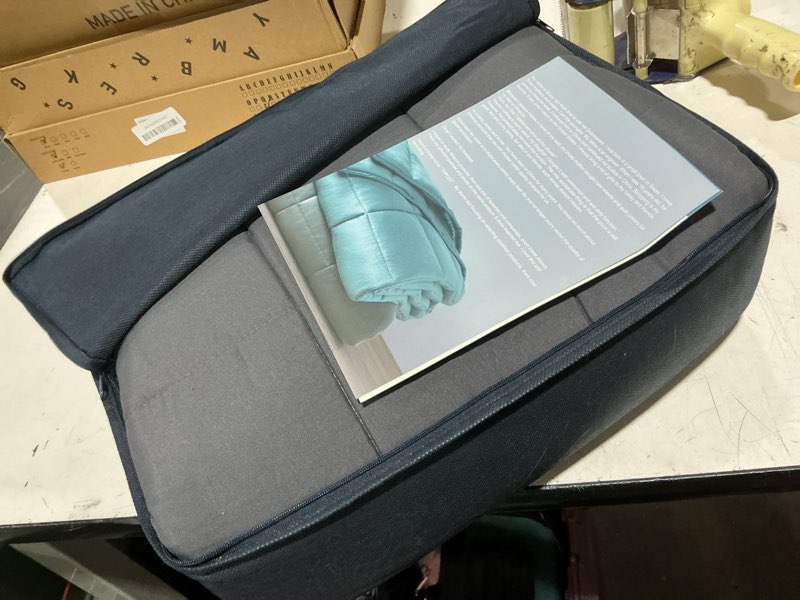 Condition photo showing New/Like New for topcee weighted blanket for adults (15 lbs, 60" x 80") queen size soft cooling heavy blanket sleeping, apply to 130-160 lbs body, thick breathable blanket with glass bead, easy care 00-dark grey 60"×80"-15lbs
