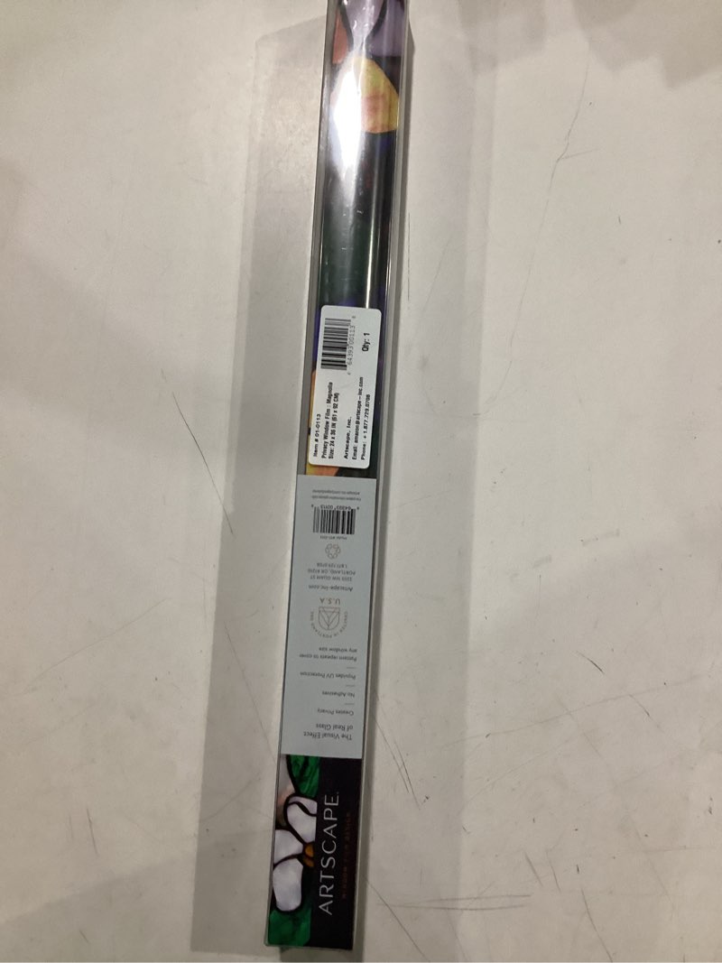 Condition photo showing New/Like New for artscape 01-0113 decorative window film, 24 inch x 36 inch (pack of 1)