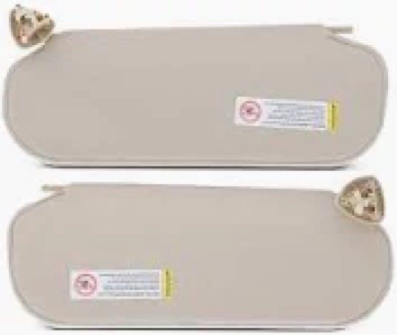 Pair of Left and Right Sun Visor for 2003-2019 Chevrolet Express 1500 2500 3500, for 2003-2019 GMC S