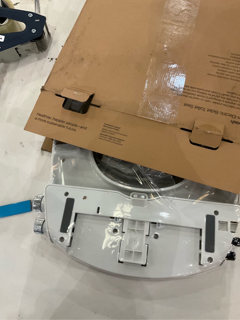 Condition photo showing New/Like New for Brondell Swash Bidet Toilet Seat, Non-Electric, Dual Temperature, Fits Round Toilets, White – Dual Nozzle System – with Easy Installation S102 - warm water Round