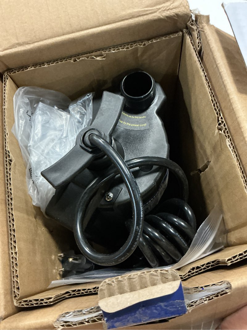 Condition photo showing Good Condition for acquaer 1/3 hp automatic submersible water pump, 115v sump pump with 3/4” garden hose adapter, 2160 gph high flow water removal for swimming pool cover hot tubs flooded house basement 1/3 hp 2160 gph auto sump pump black